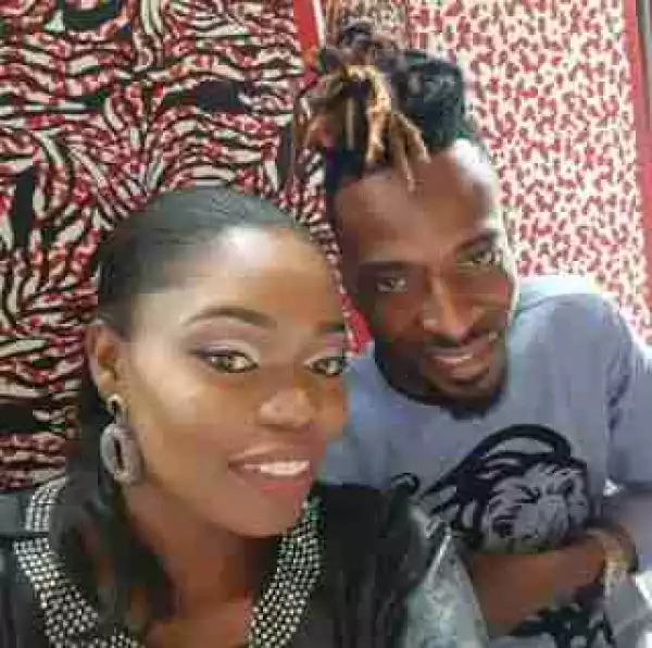 Bisola Rocks Agbada As She Poses With Singer 9ice